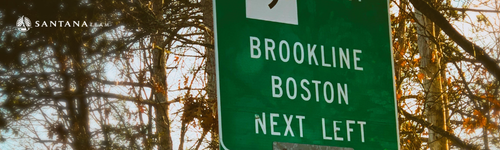 Brookline MA exit on Route 9