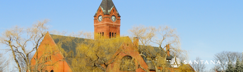 Beautiful Historic Winchester Town Hall in Winchester MA