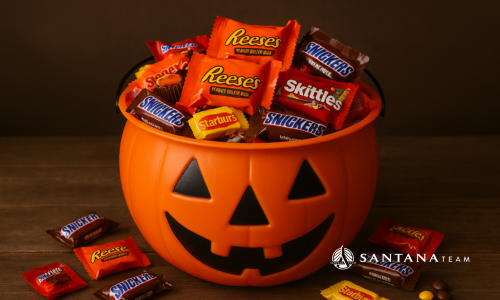The Only Halloween Candy That Matters (According to Santana Team) header image.