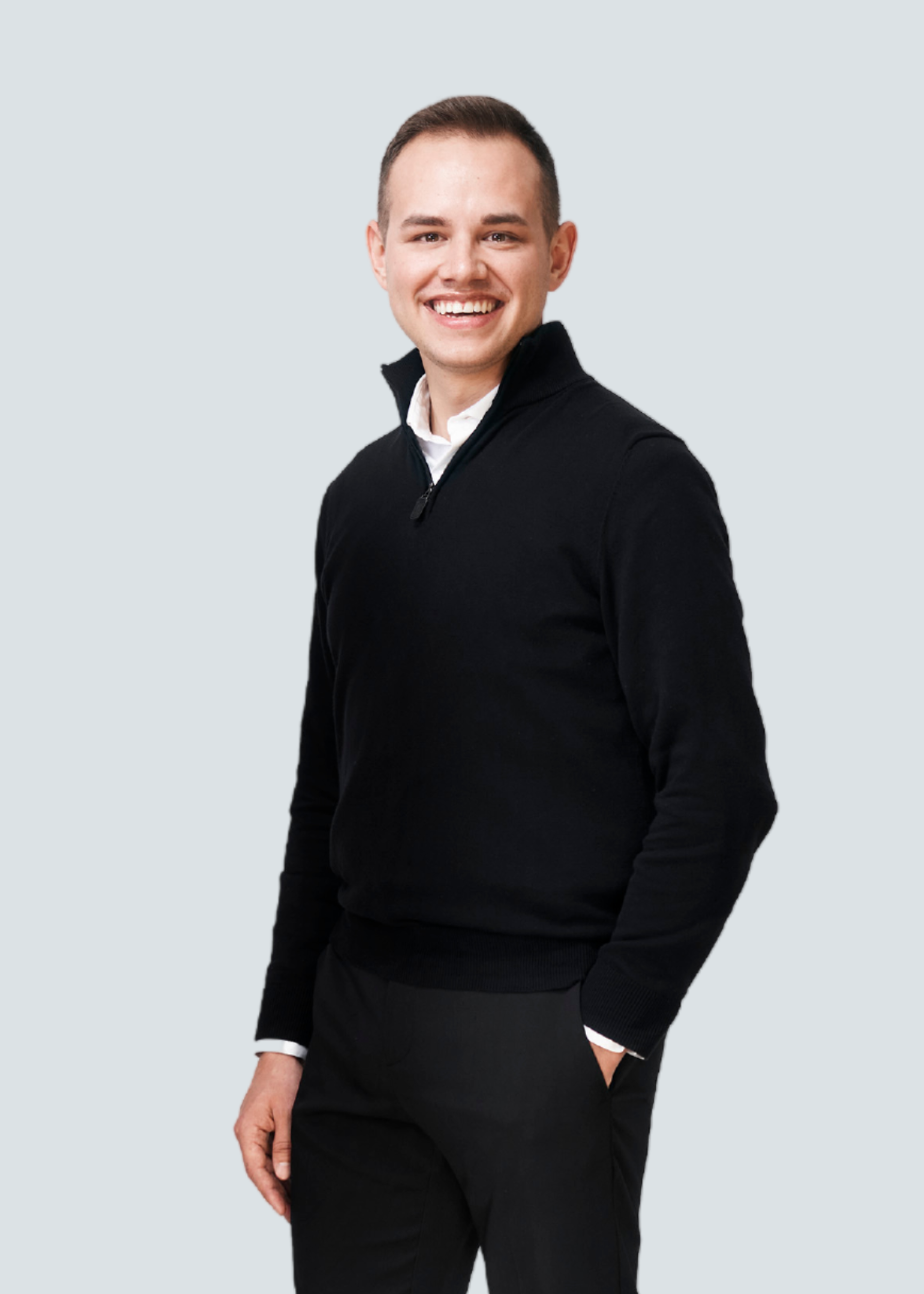 Morgan, Santana Team closing coordinator, smiling in studio portrait