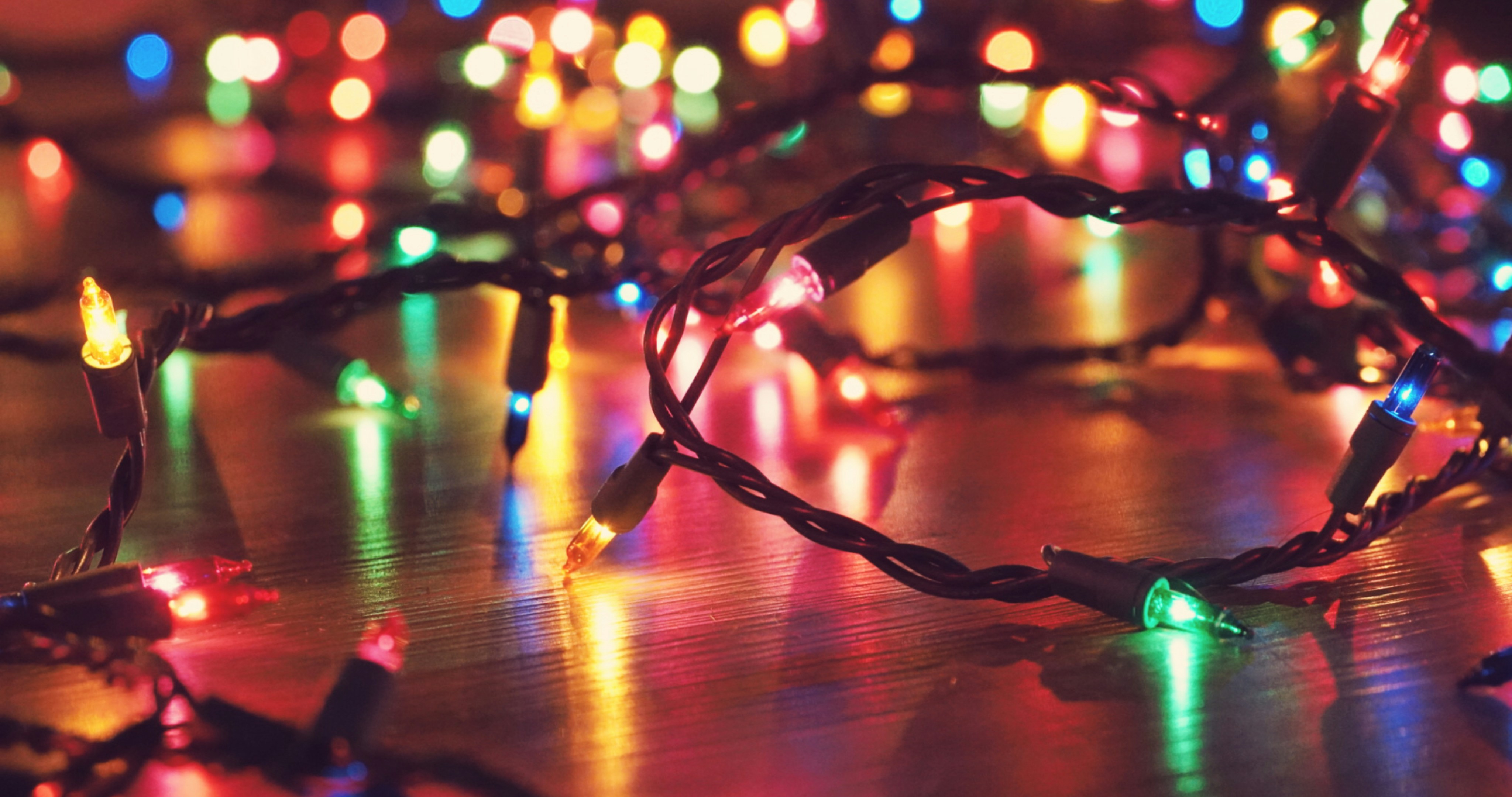 image of Christmas lights