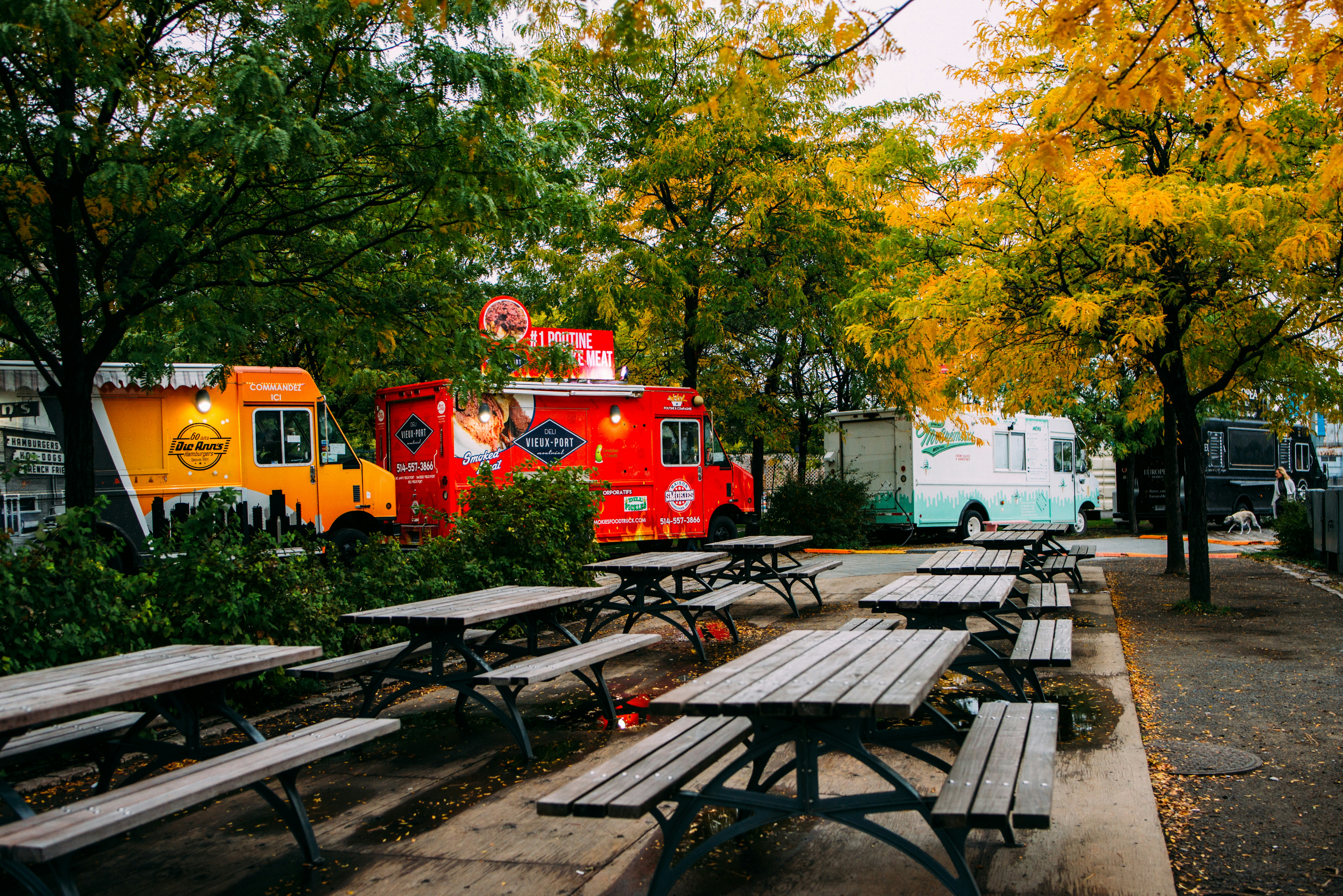 image of food trucks