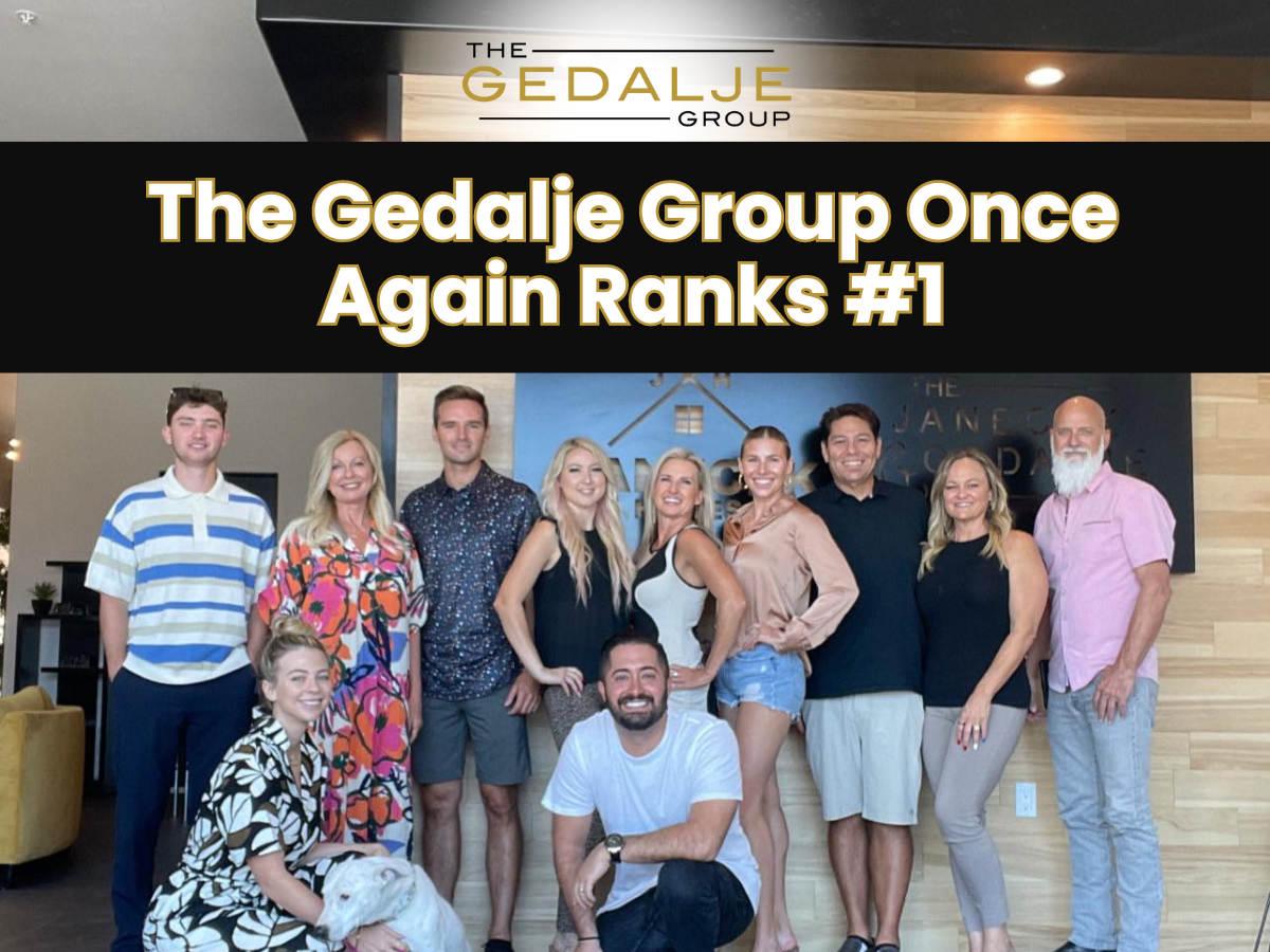 The Gedalje Group Once Again Ranks #1 As The Best Realtor In Lake Havasu City header image.