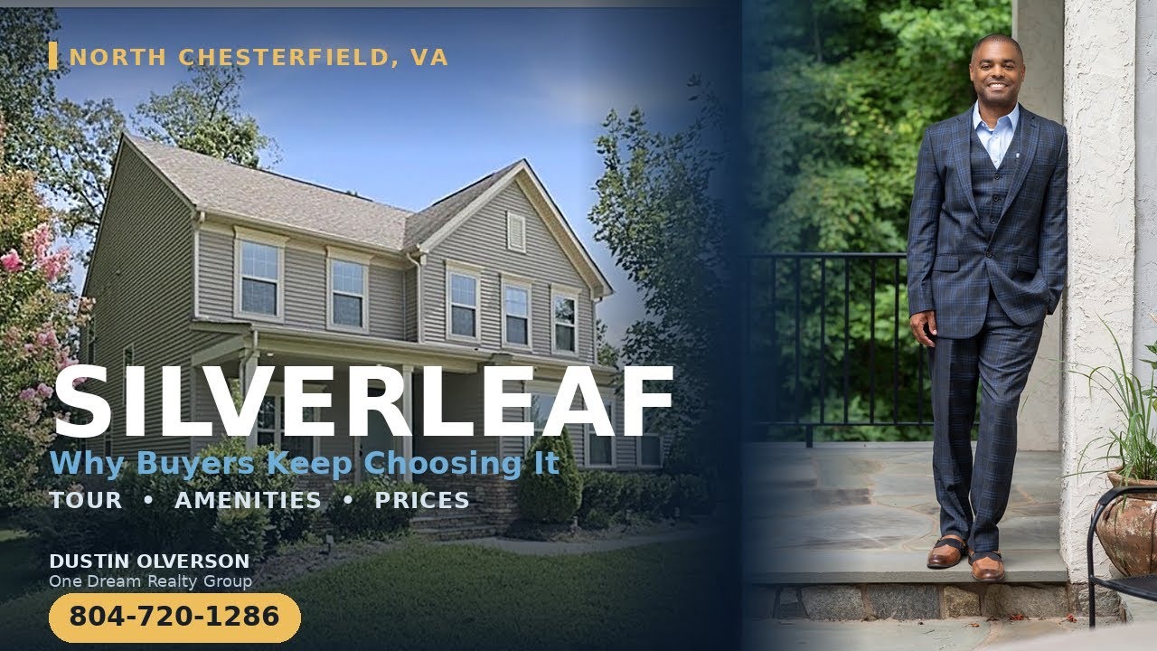 Silverleaf neighborhood home tour in North Chesterfield, VA