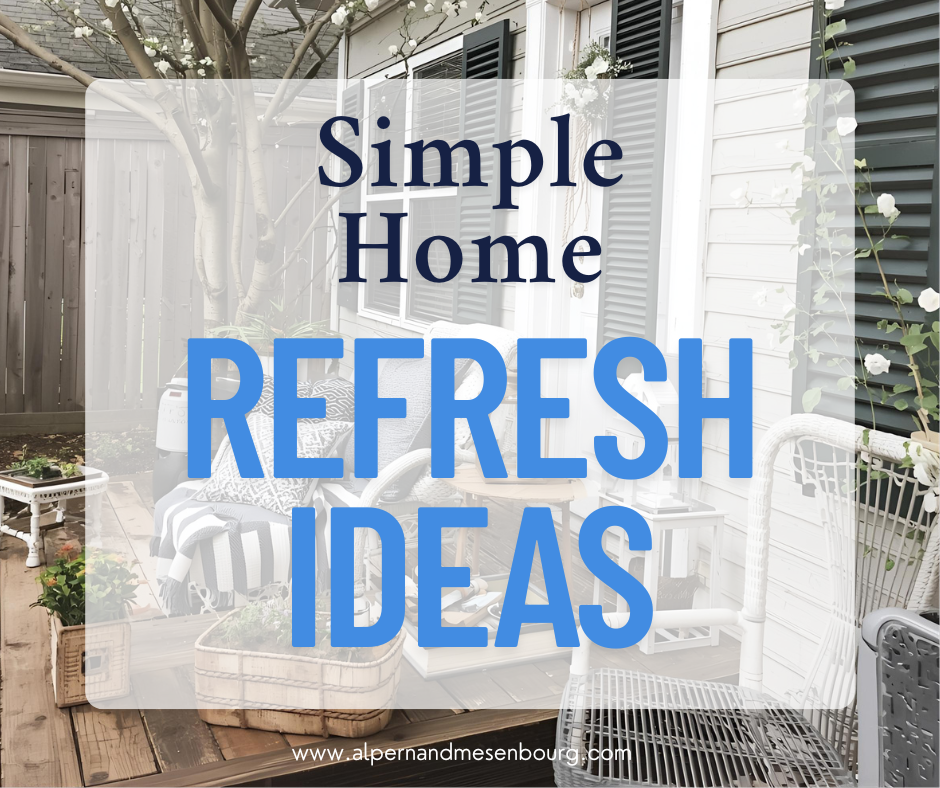 Bright Rhode Island living room with spring décor, natural light, and fresh seasonal accents.