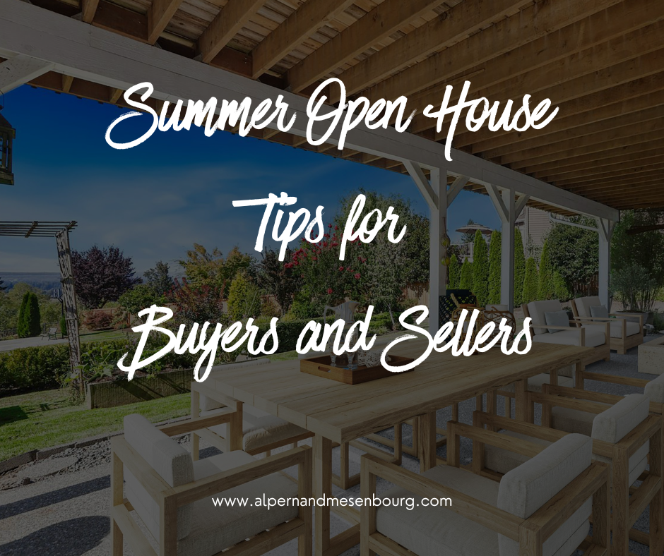 Summer Open House Tips for Buyers and Sellers in Rhode Island, Connecticut & Massachusetts header image.