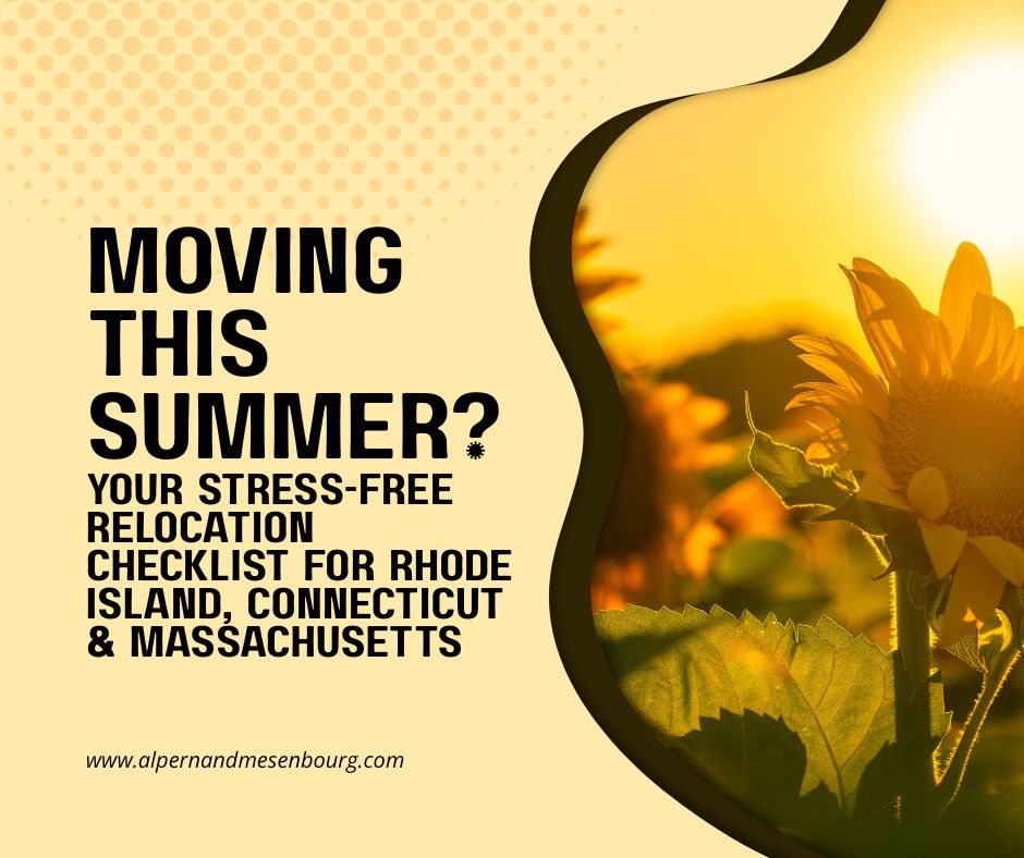 Moving This Summer? Your Stress-Free Relocation Checklist for Rhode Island, Connecticut & Massachusetts header image.