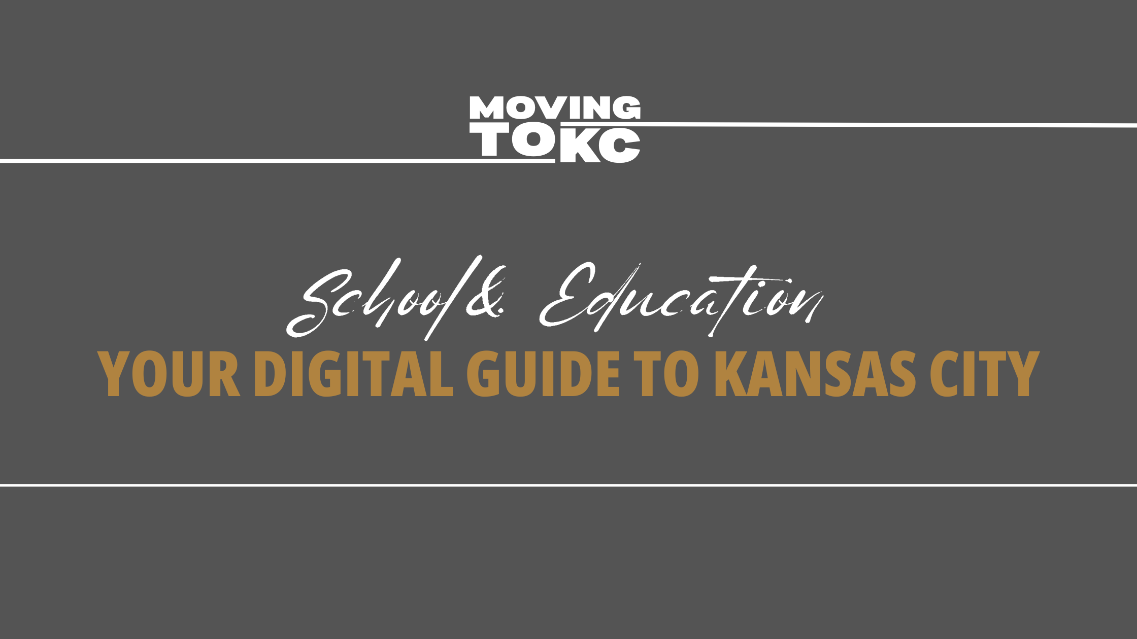 Your Guide to Kansas City's Schools & Education header image.