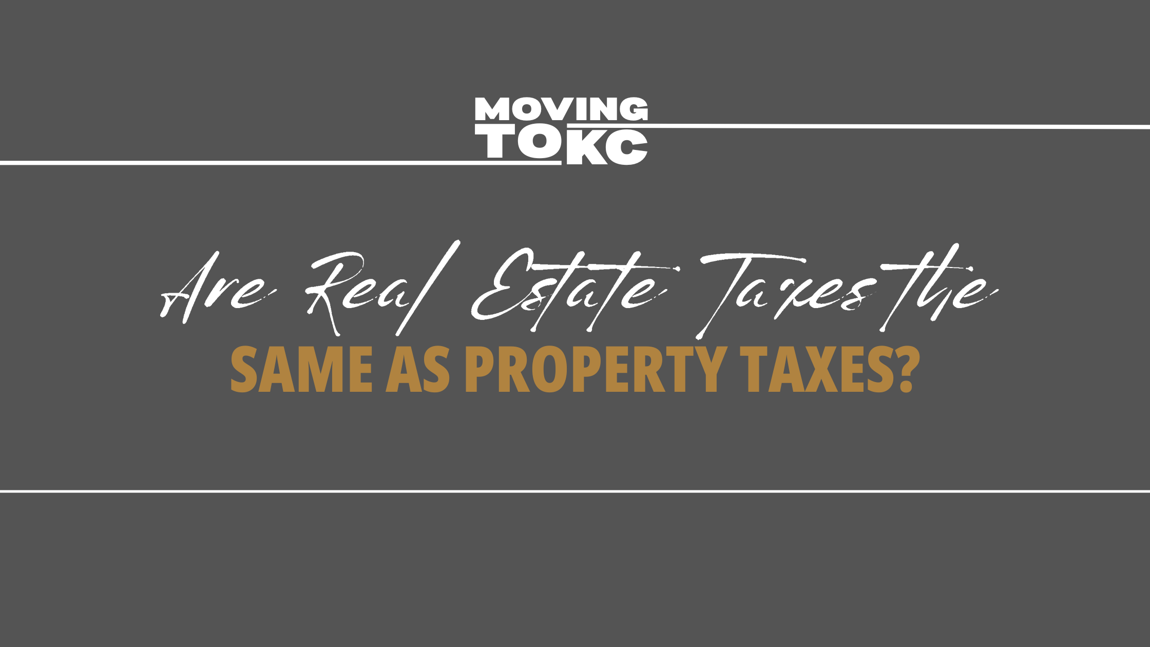 are real estate taxes the same as property taxes
