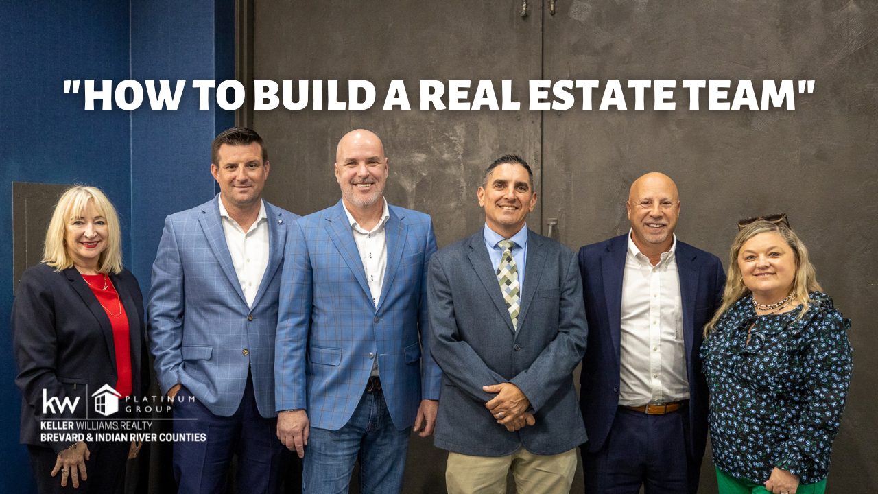 How to Build a Real Estate Team | PJ McLoughlin and Jen Peters - Platinum Group Keller Williams header image.