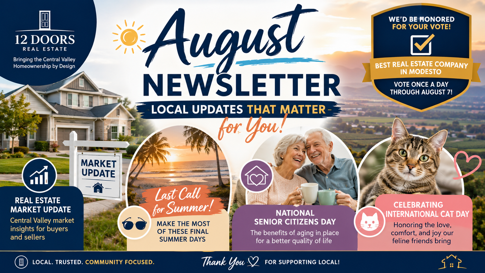 🌊 Before Summer Slips Away… Here’s What’s Happening in Real Estate + More! header image.