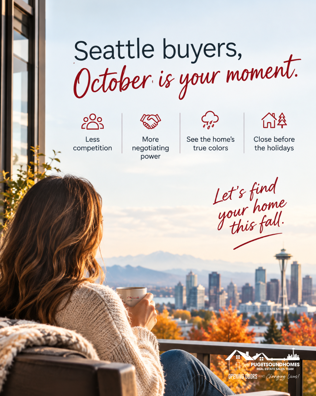 Why October Is a Great Time to Buy a Home in Seattle header image.