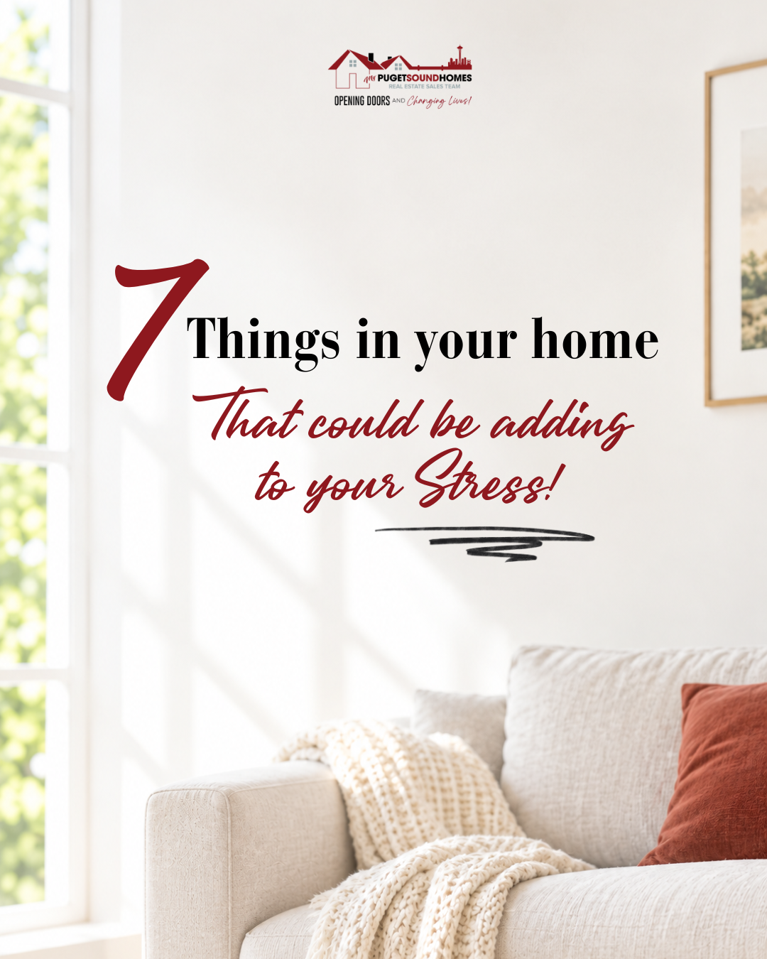 7 Hidden Sources of Stress Lurking in Your Home header image.