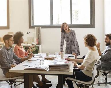People meeting in an office 