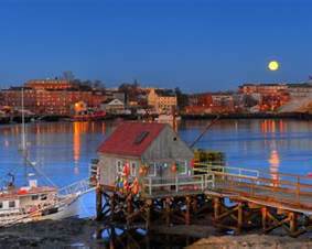 Coastal Scene New England