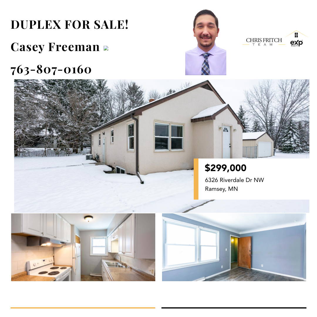 Potential cash flow opportunity in this #duplex #rambler #forsale header image.