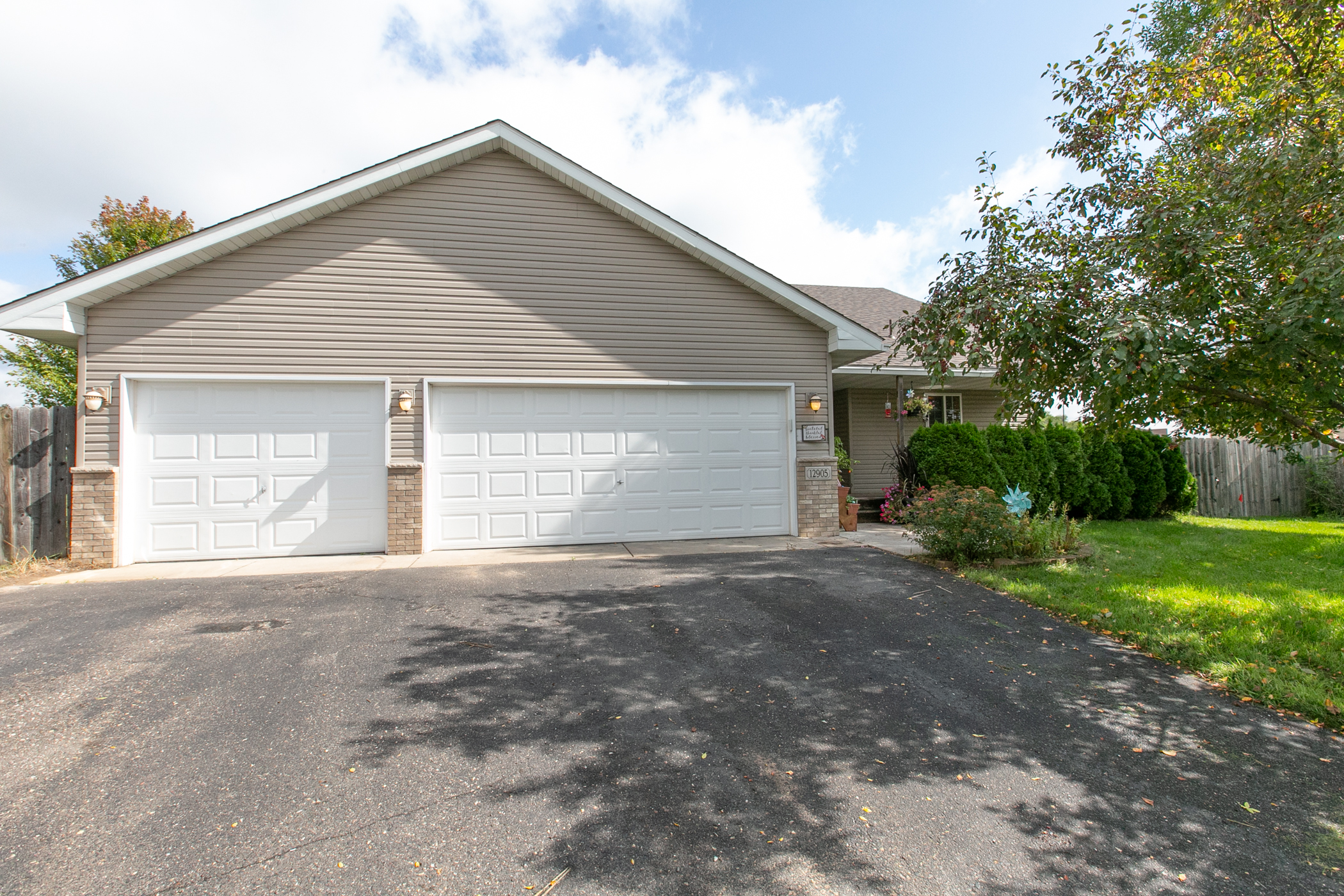 A fully fenced yard is included in this #homeforsale! header image.