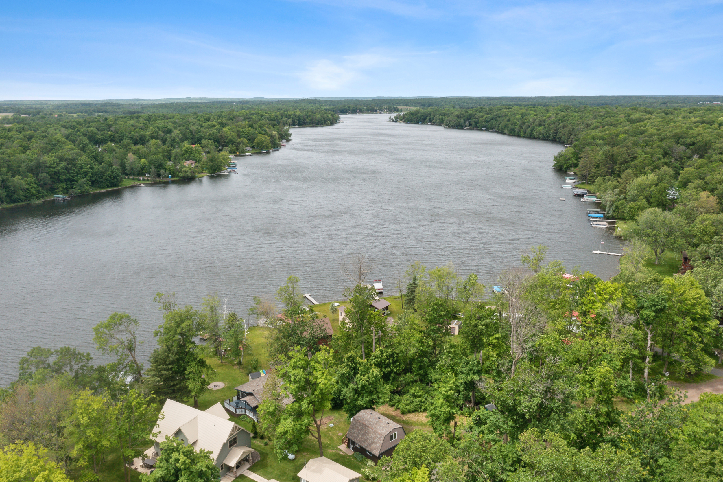 Lakeside retreat just footsteps from the serene shores of Big Blake Lake! header image.