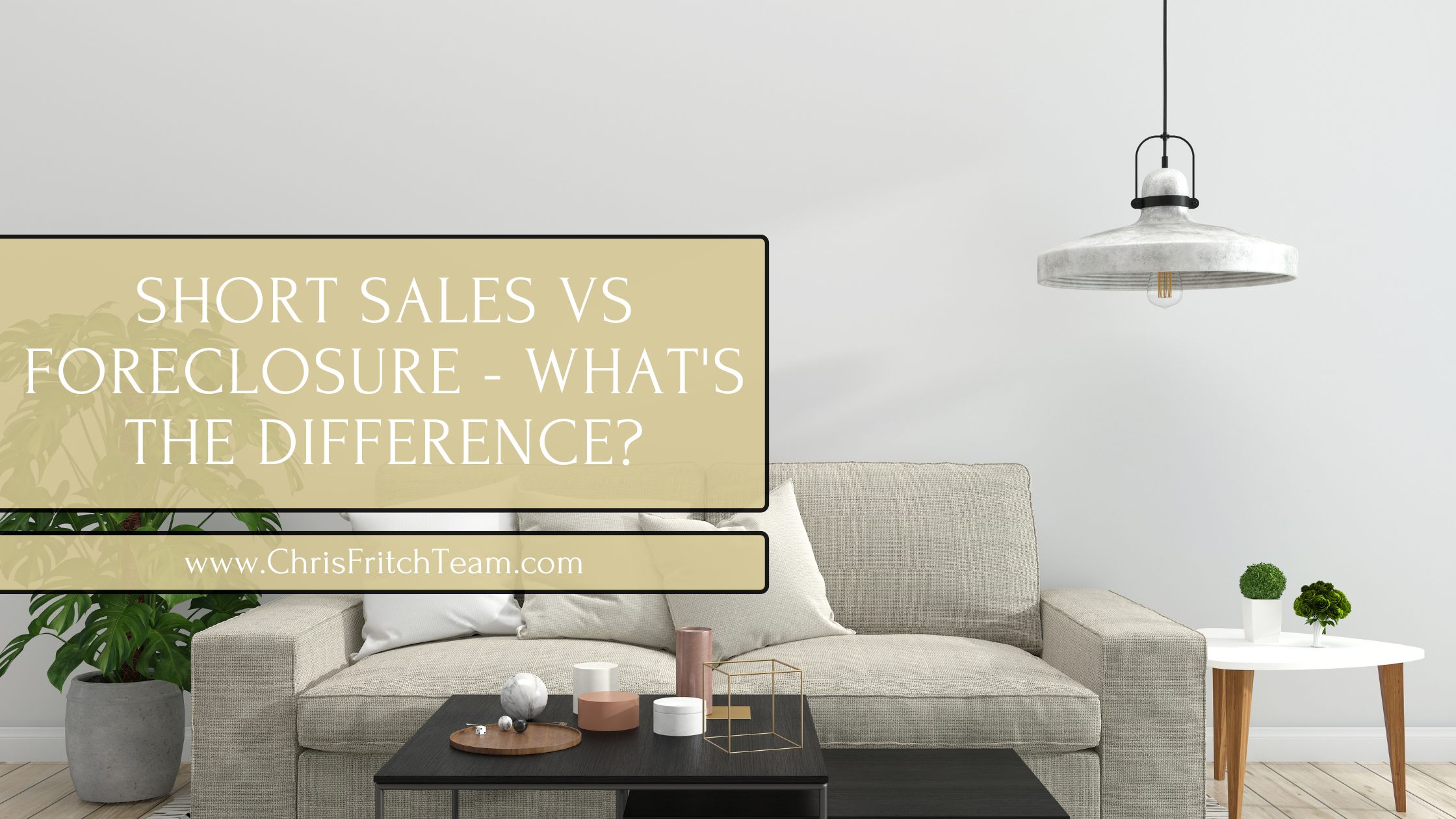 Short Sales vs Foreclosure - What's the Difference? header image.