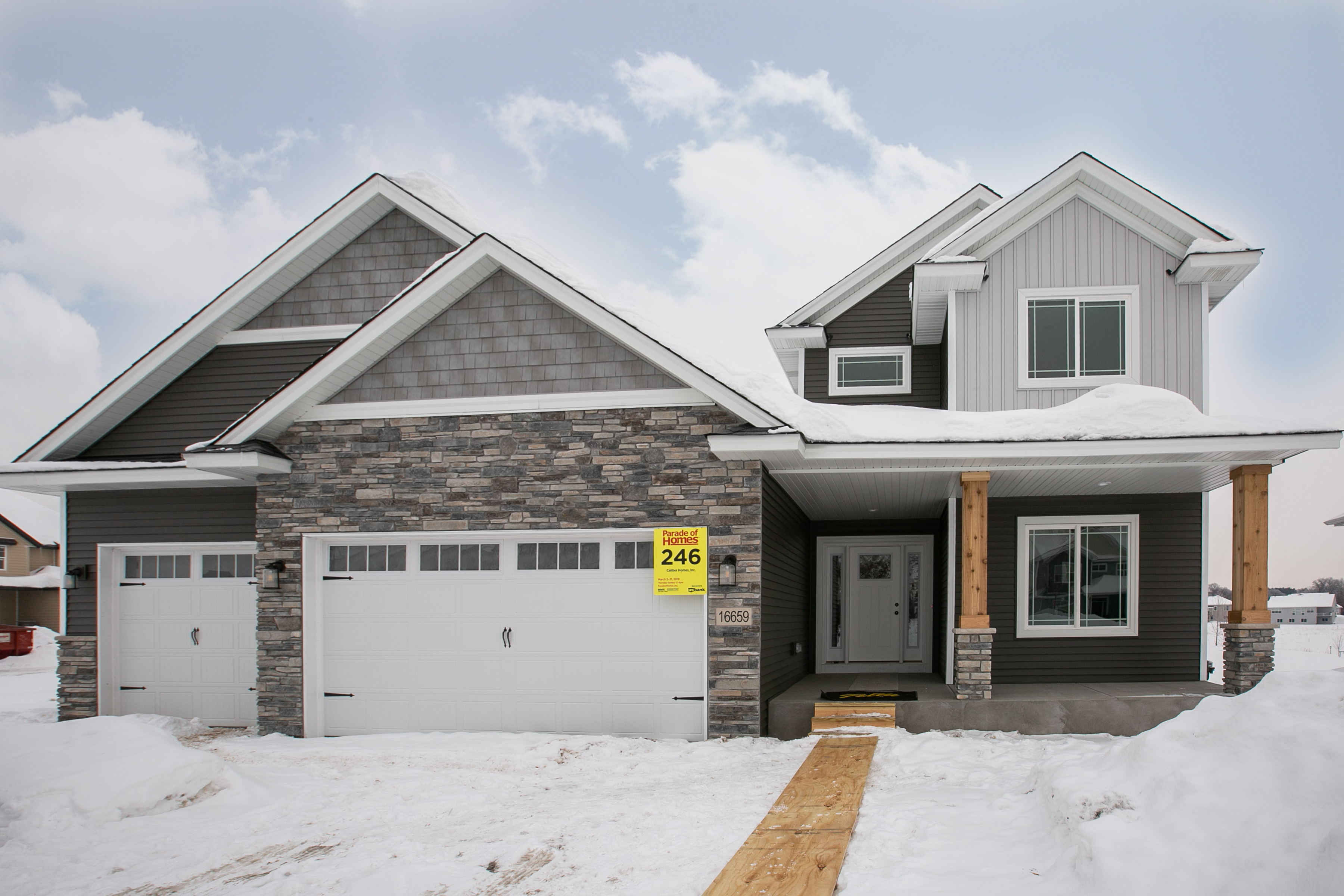 Model home in Andover is in the @ParadeofHomes!! header image.