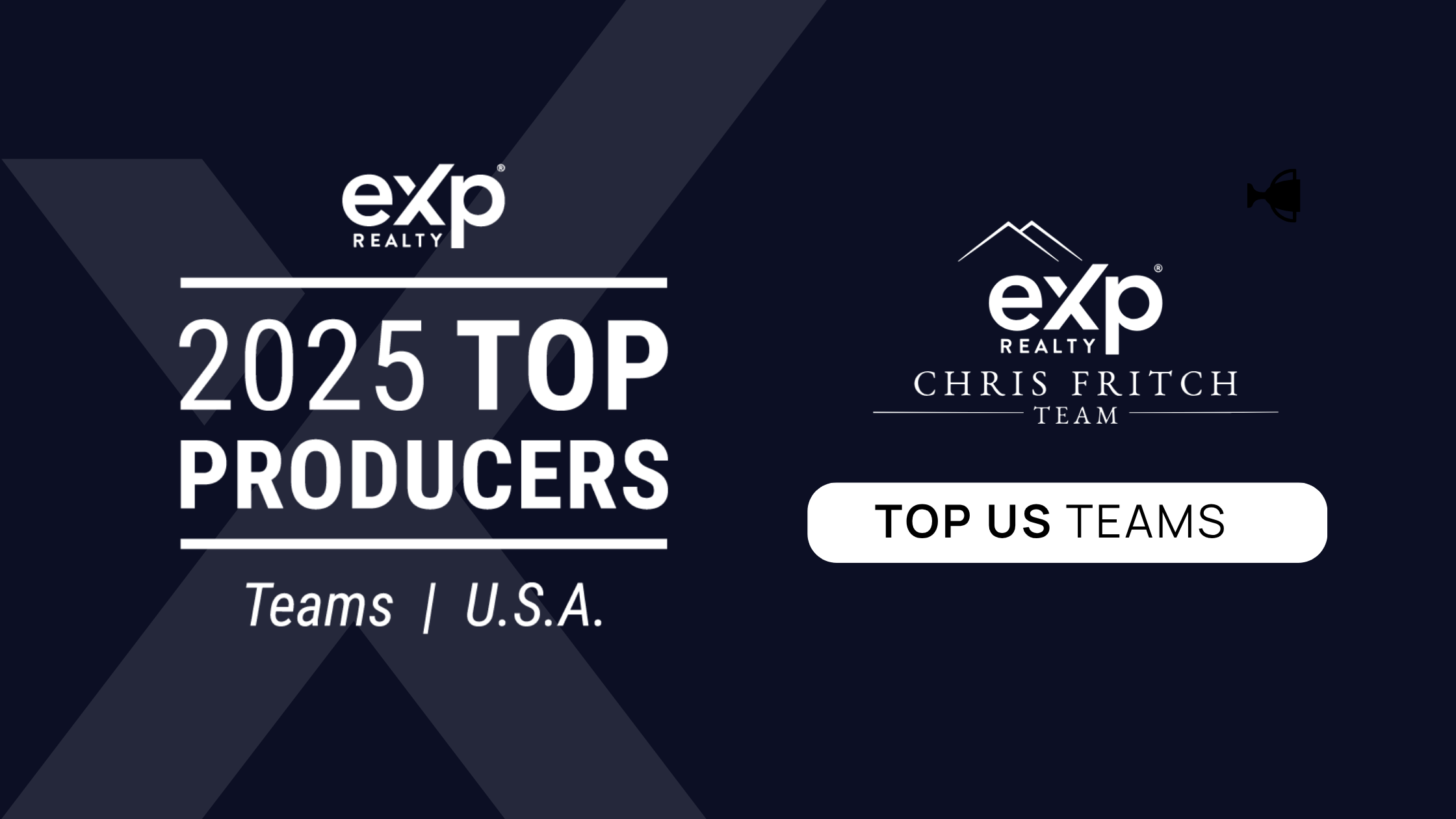 Chris Fritch Team Named to eXp Realty’s 2025 Top Producers List header image.