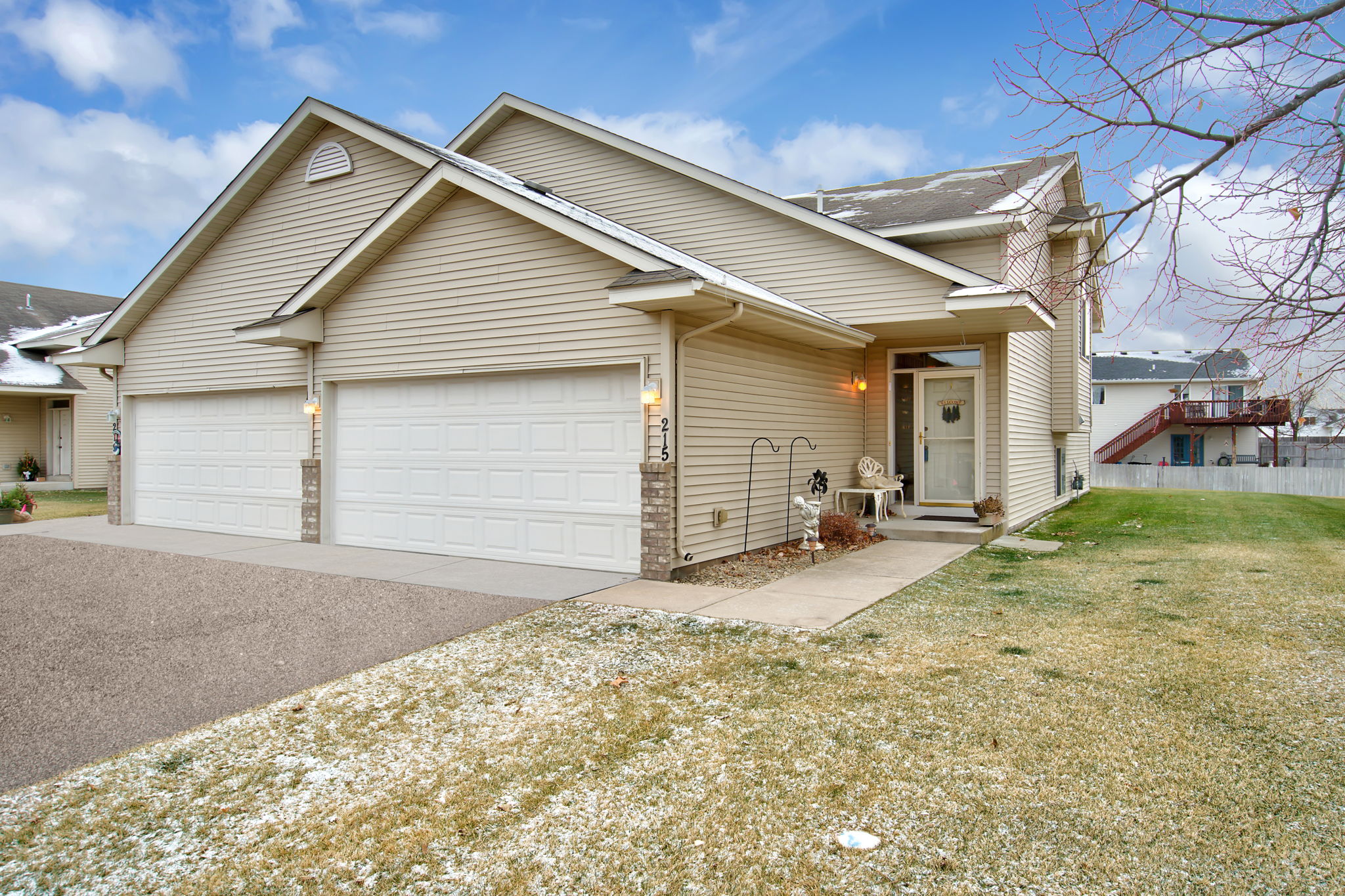 End Unit Townhome for sale in Princeton! header image.