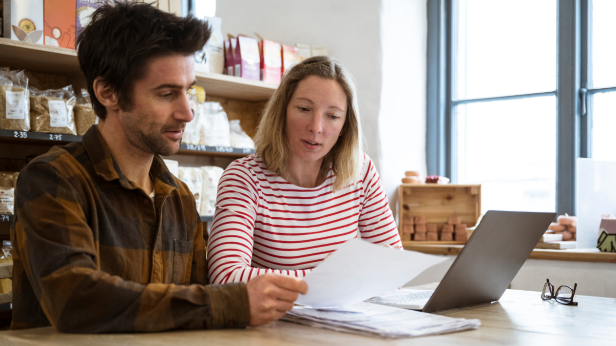 Homeowner reviewing short sale options with a real estate professional in Bakersfield