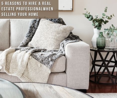 The 5 Reasons You NEED a Real Estate Professional When Selling Your Home header image.