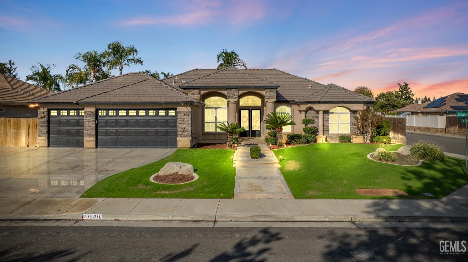 Shiloh Estates Home with Pool + Waterfall, 3 Bedrooms + Office, 3 Baths | Bakersfield CA header image.