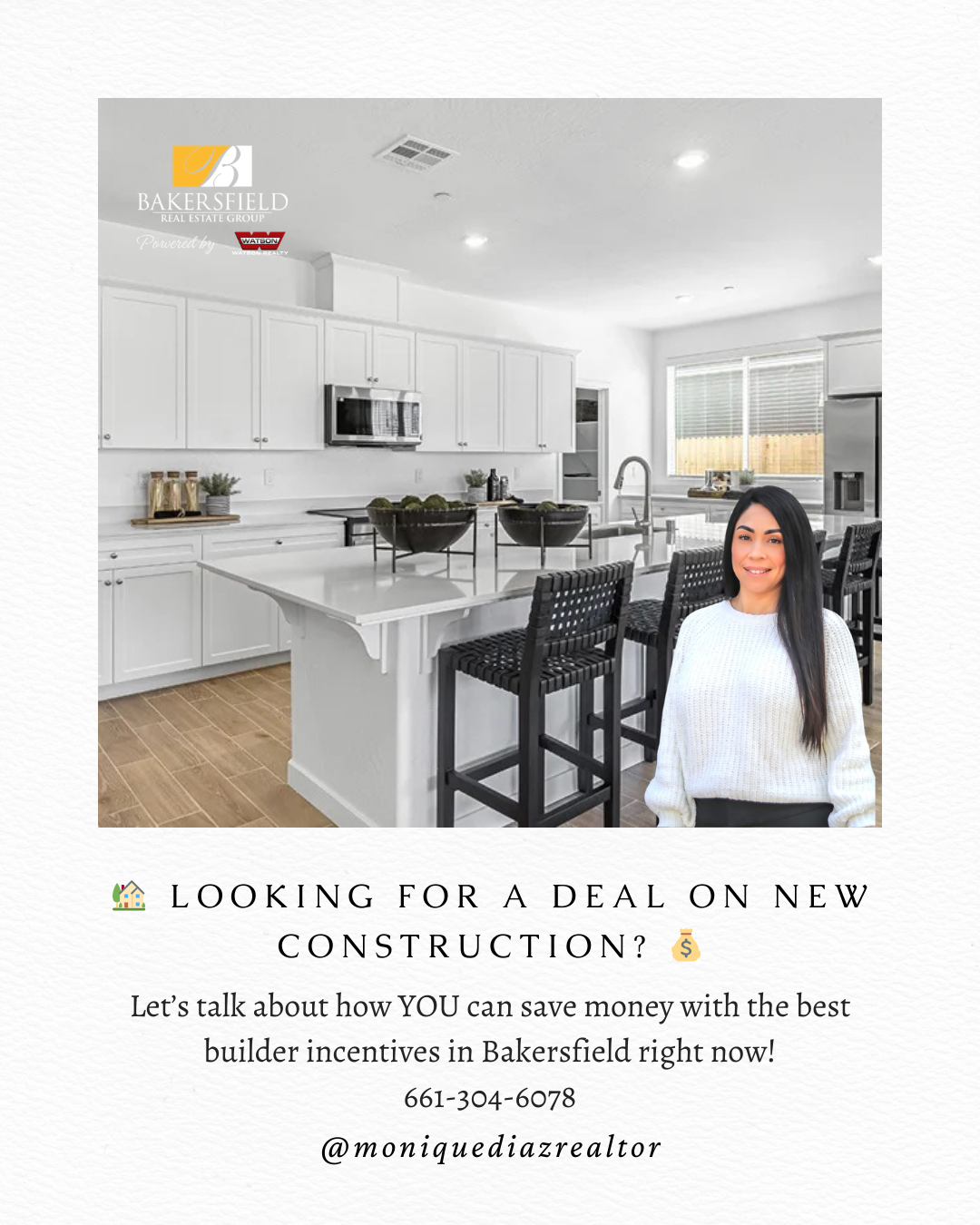 Monique Diaz Bakersfield new construction Realtor