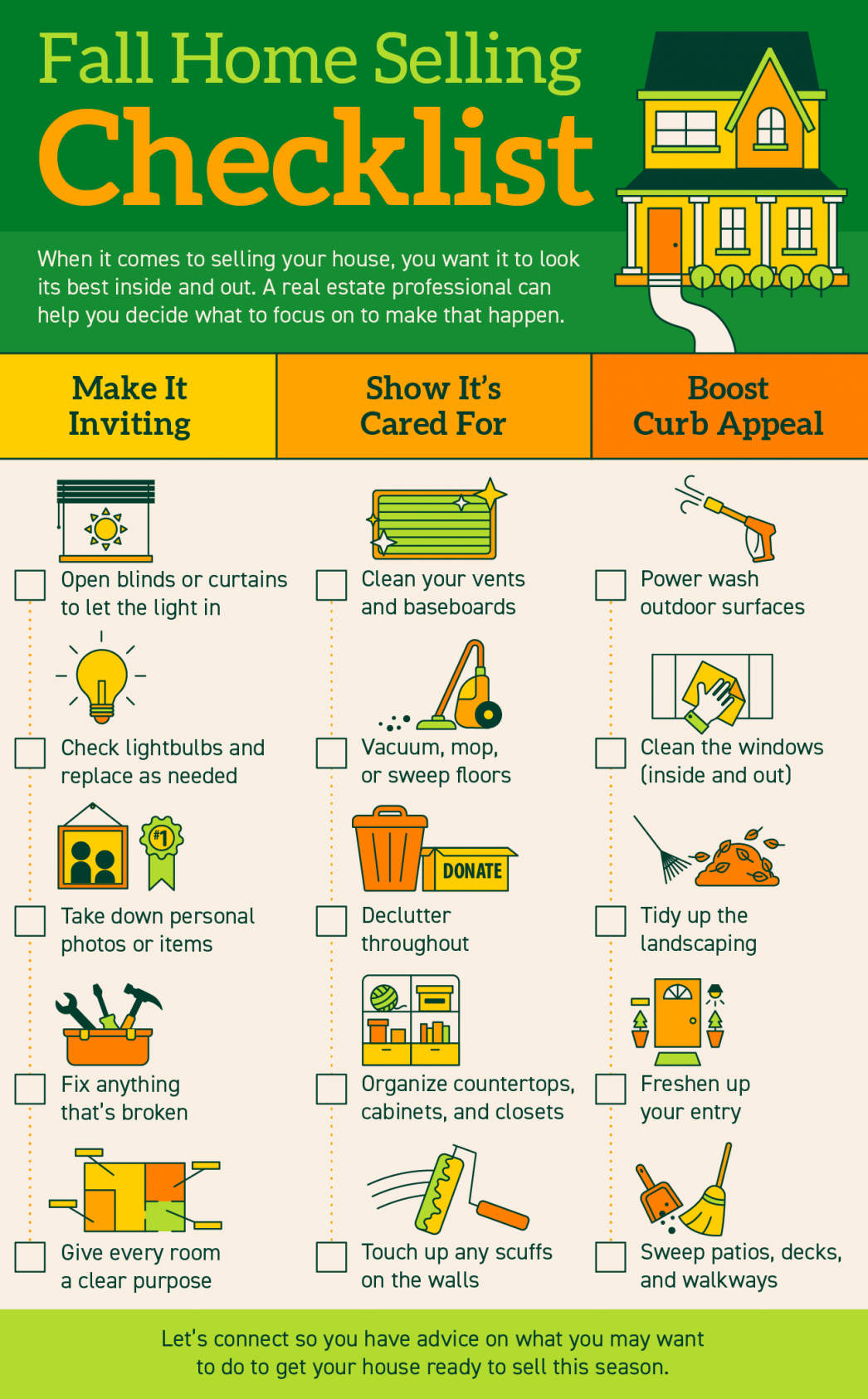 Fall Home Selling Checklist [INFOGRAPHIC] header image.
