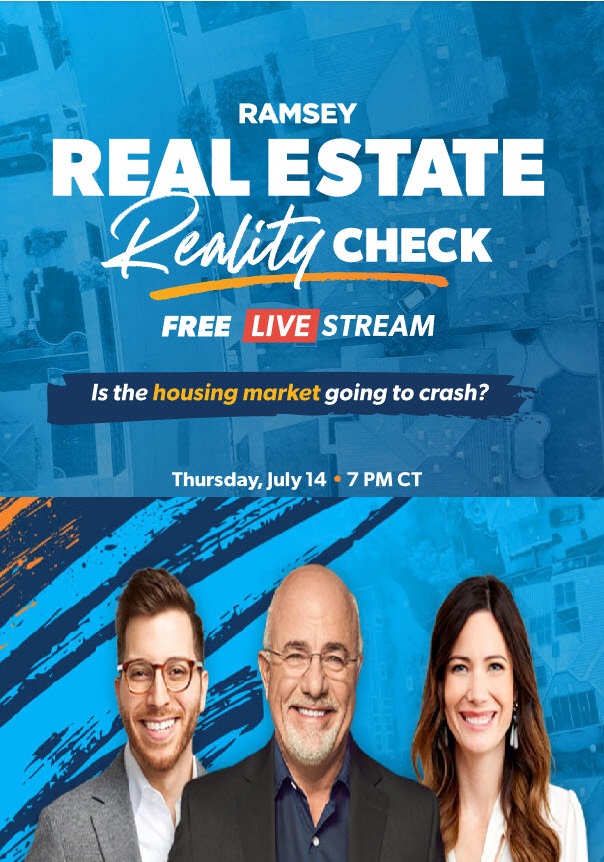 Tomorrow Night: The Real Estate Reality Check Livestream header image.