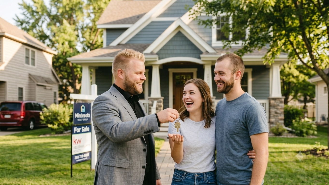 Real estate agent helping buyers in Sherburne County MN