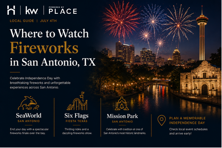 Fourth of July celebration in San Antonio, Texas with family-friendly summer atmosphere