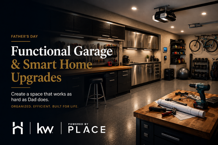 Modern functional garage and smart home upgrades for Father's Day inspiration