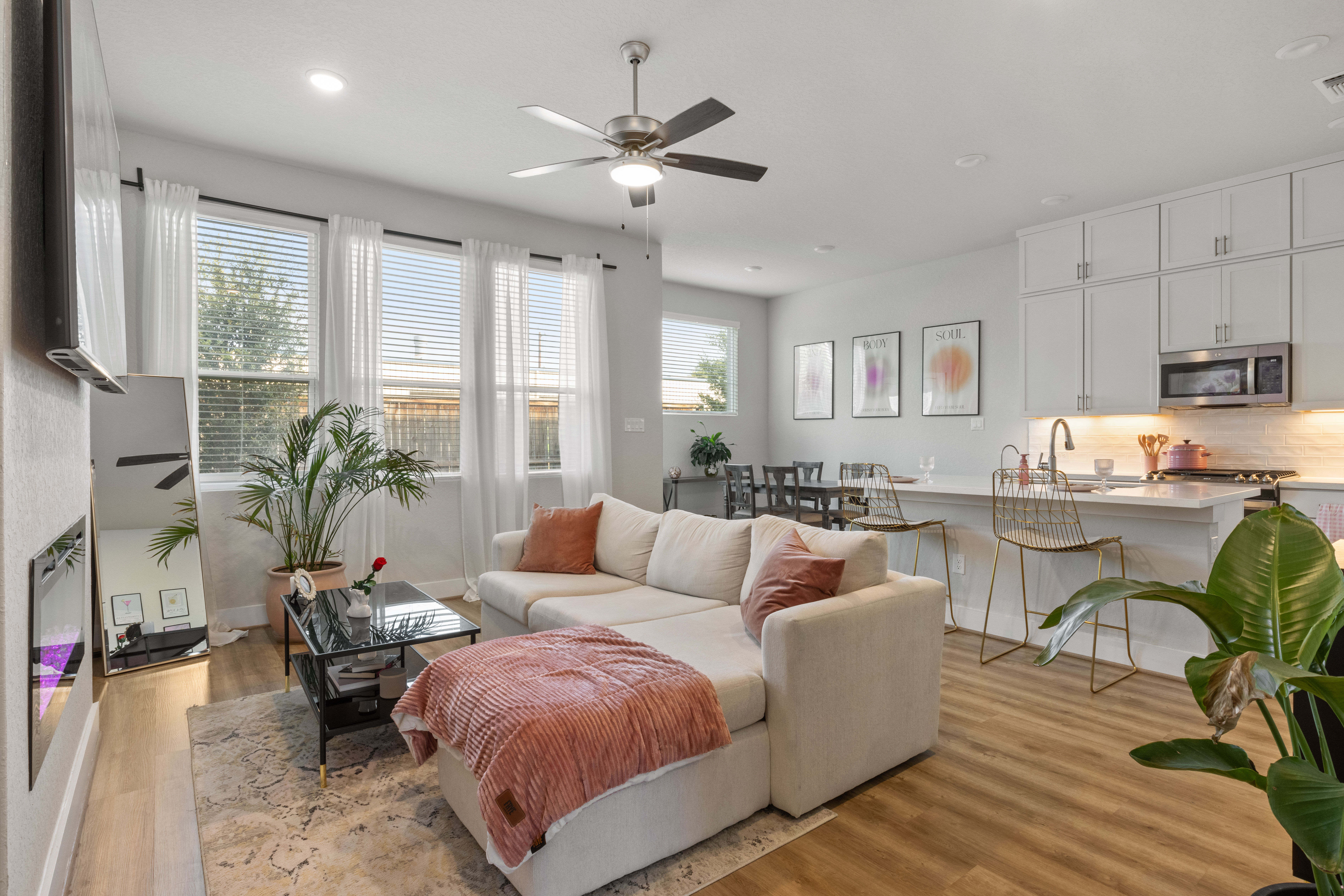 Beautifully staged home