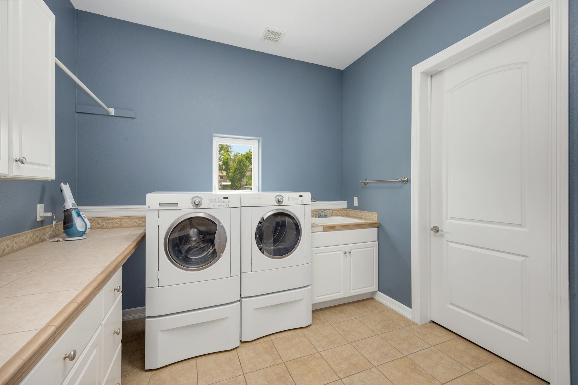 Transforming Your Laundry Room into a Serene Space header image.