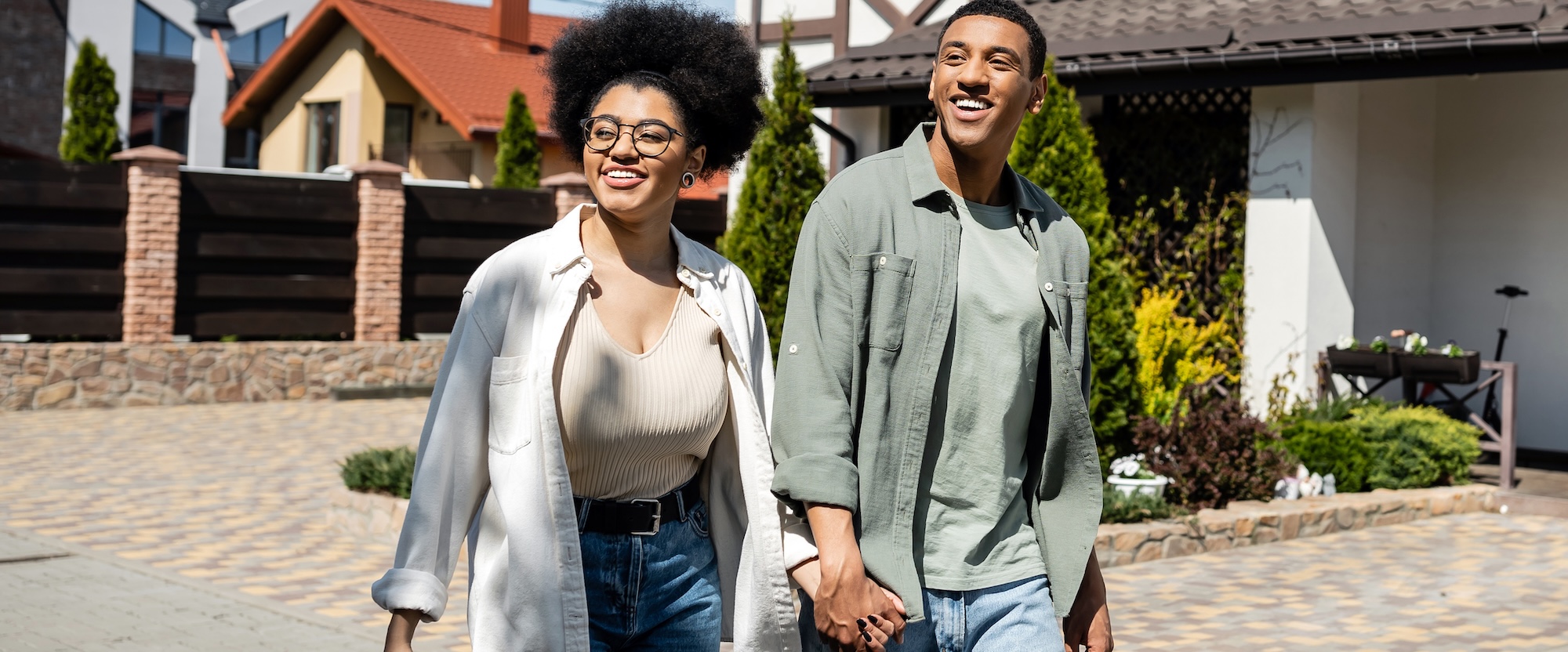 Family purchasing a new home.