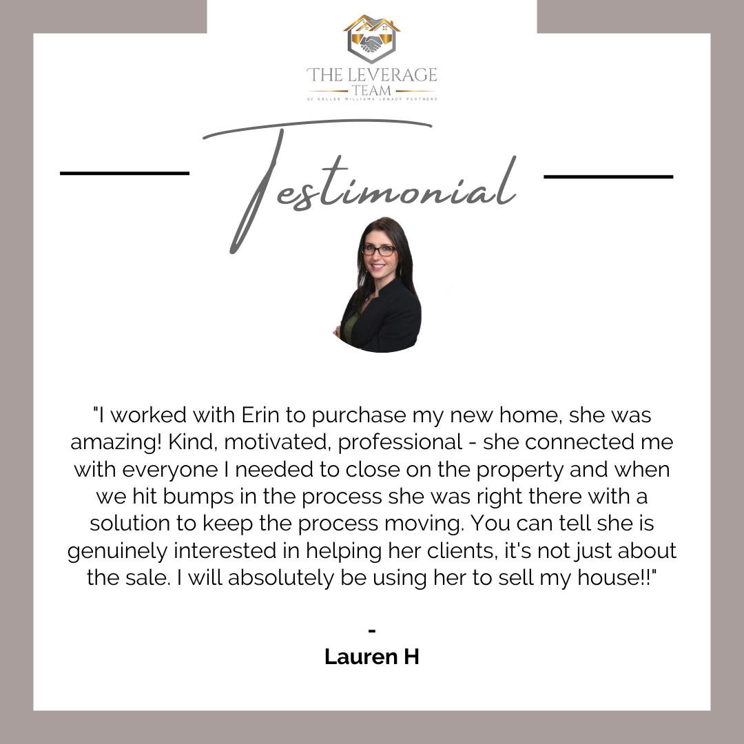 Another Fantastic Review for Erin! header image.