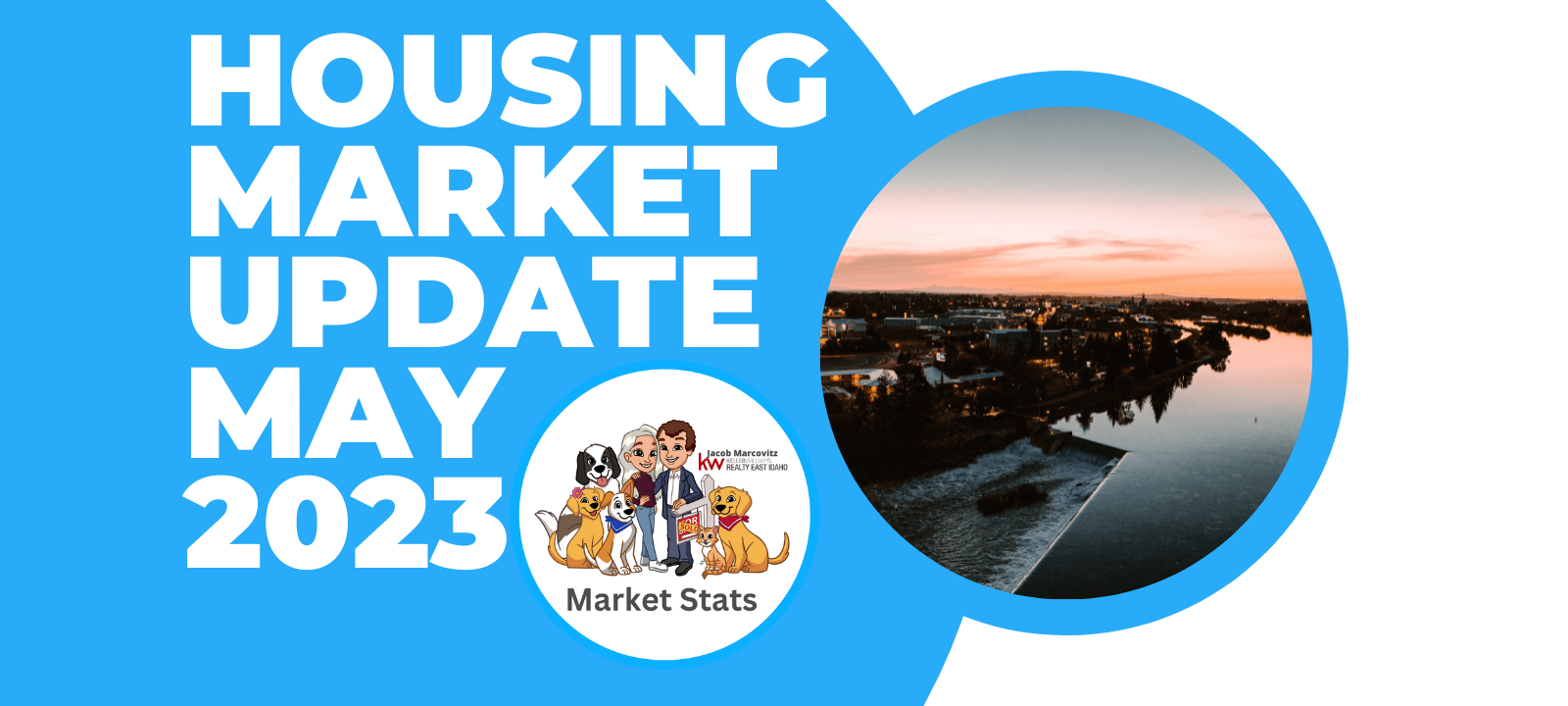 Idaho Falls May 2023 Housing Market Update header image.