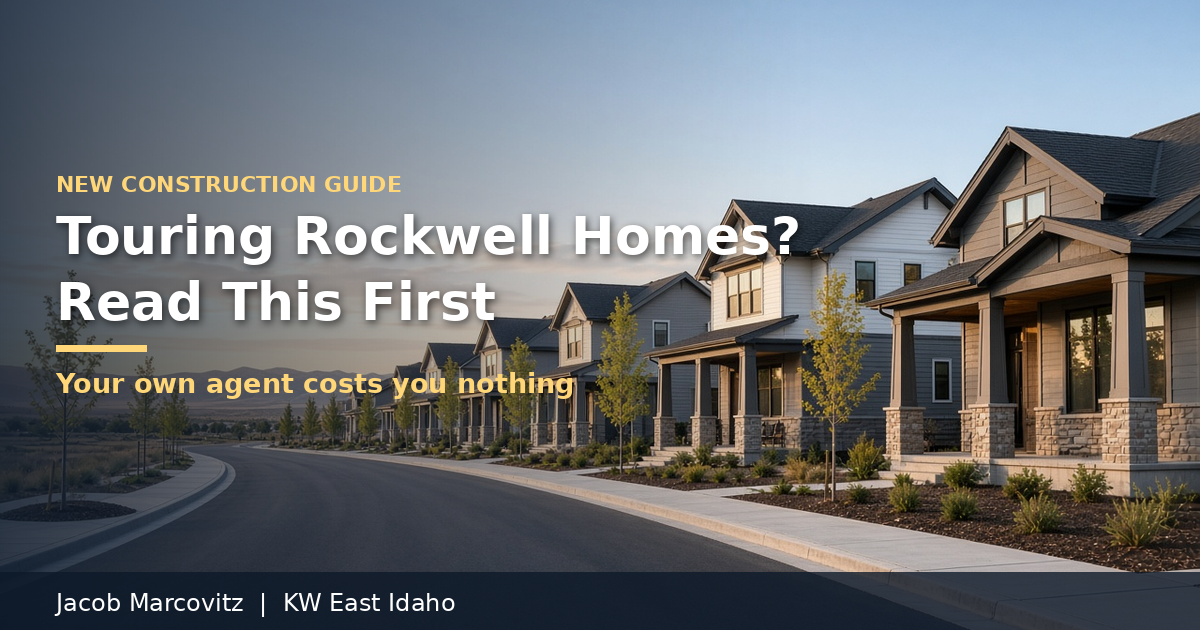 New-construction homes in Idaho Falls, Idaho, from the Rockwell Homes buyer guide by Jacob Marcovitz, Keller Williams East Idaho.
