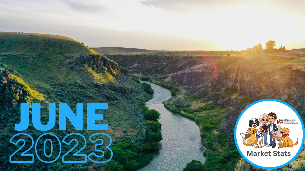 Idaho Falls June Housing Stats header image.