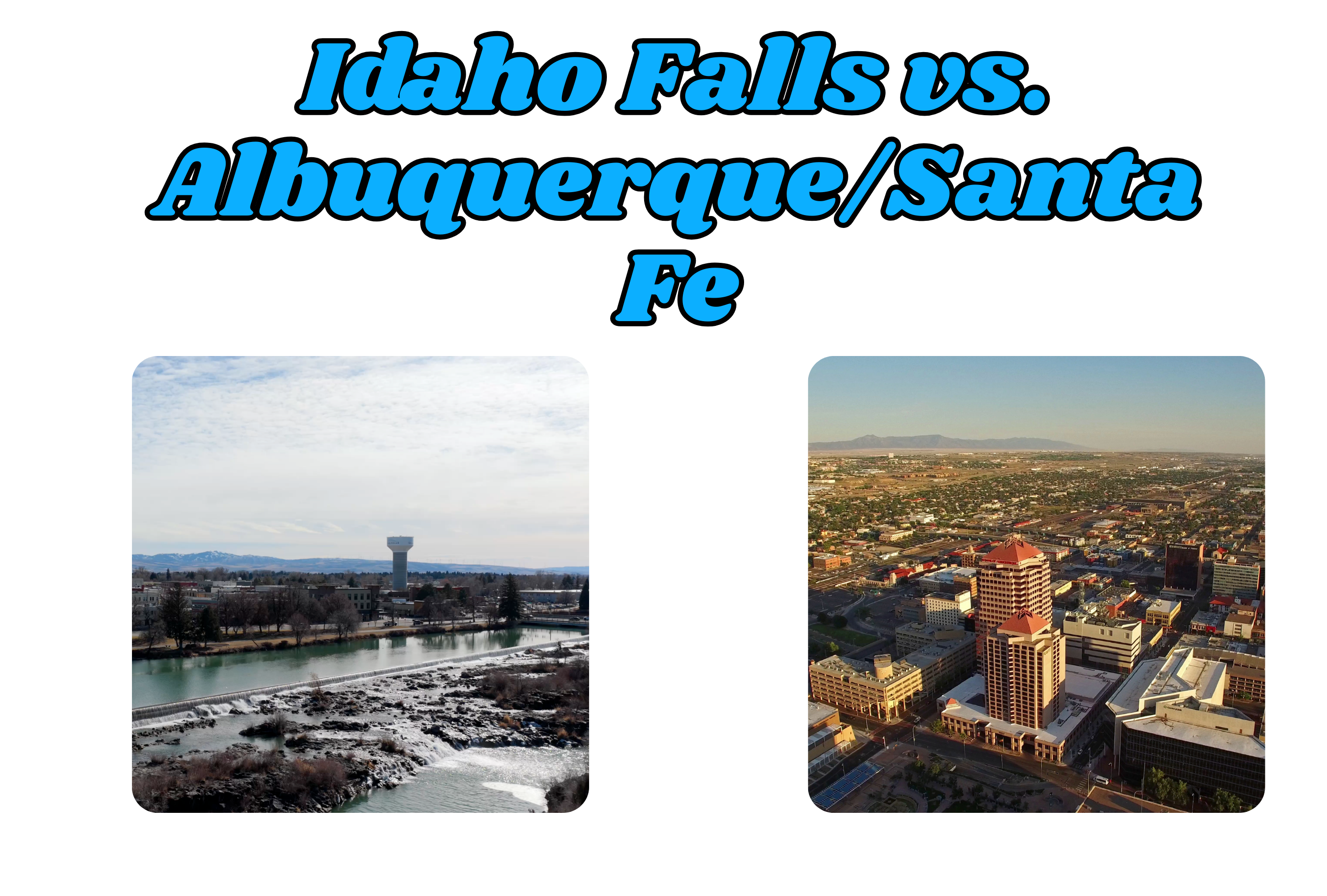 Cost of Living: Idaho Falls vs. Albuquerque/Santa Fe, New Mexico — Is Idaho the Better Move? header image.
