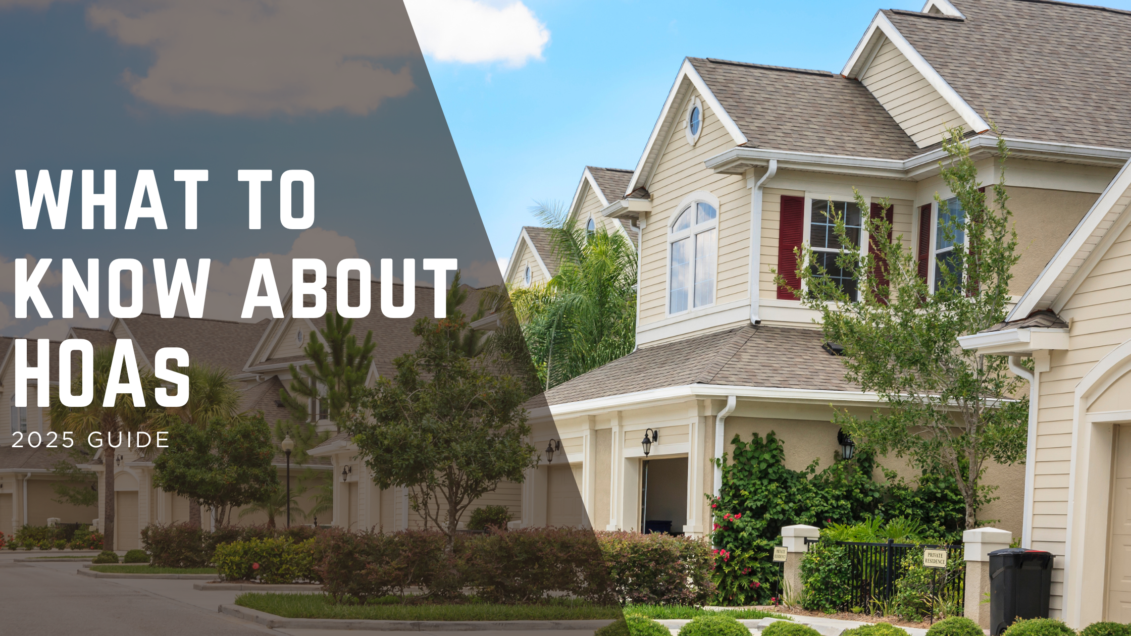 What to Know About HOAs in Central Florida header image.