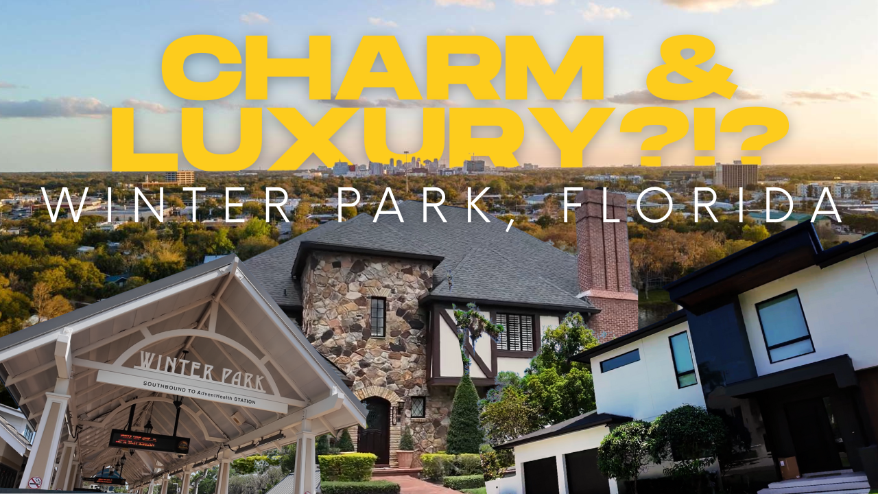 Living in Winter Park FL | Luxury Homes & Walkable Lifestyle header image.