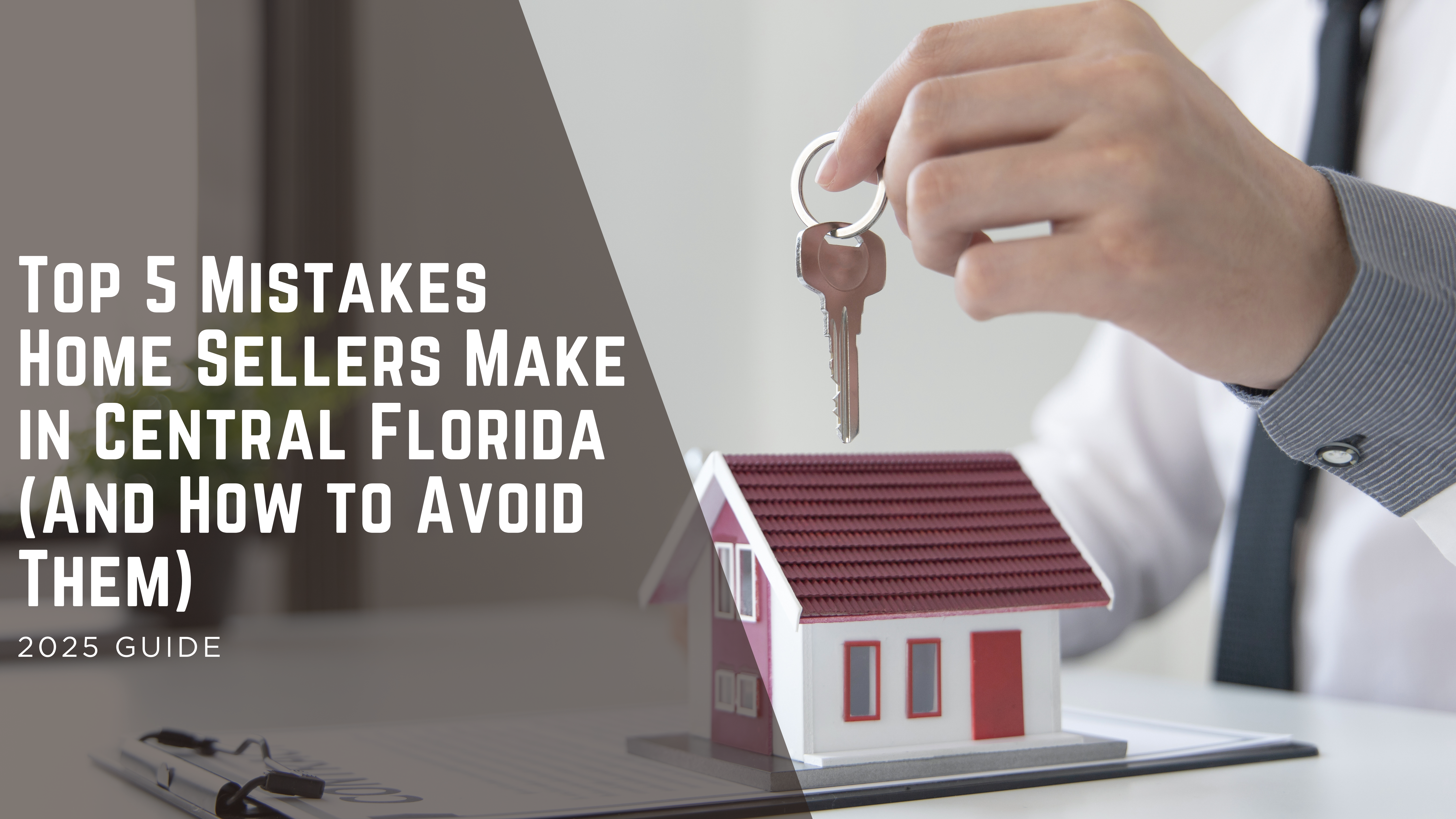 Top 5 Mistakes Home Sellers Make in Central Florida (And How to Avoid Them) header image.