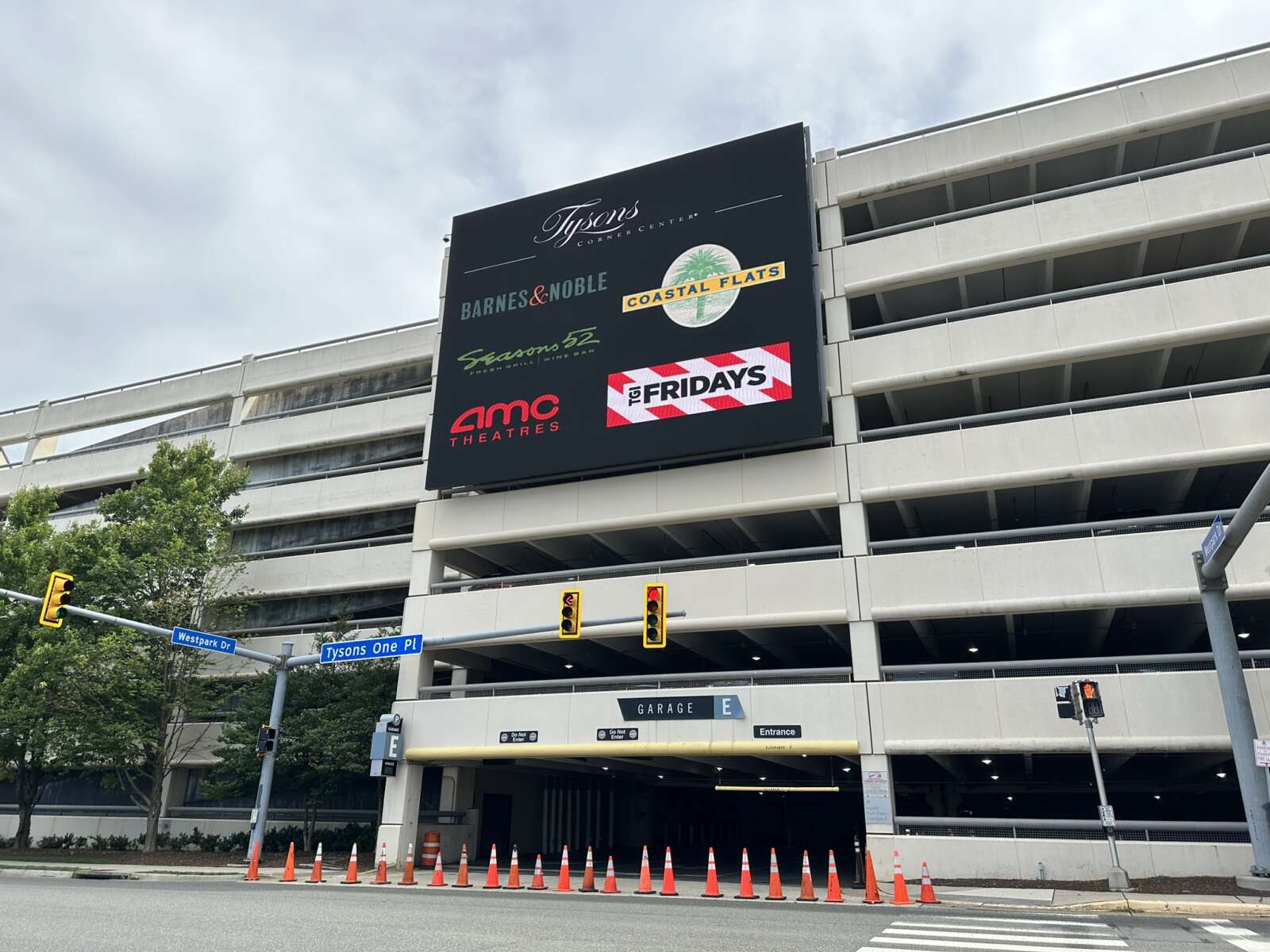 Rendering of Tysons Corner Center redevelopment with upscale dining and retail