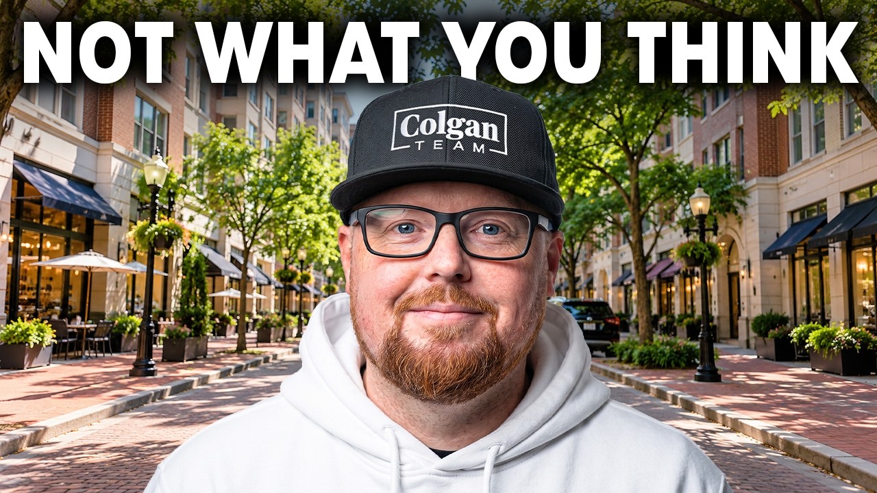 Chris Colgan’s original thumbnail for Why I Chose Reston Over Arlington Virginia, with the text Not What You Think.