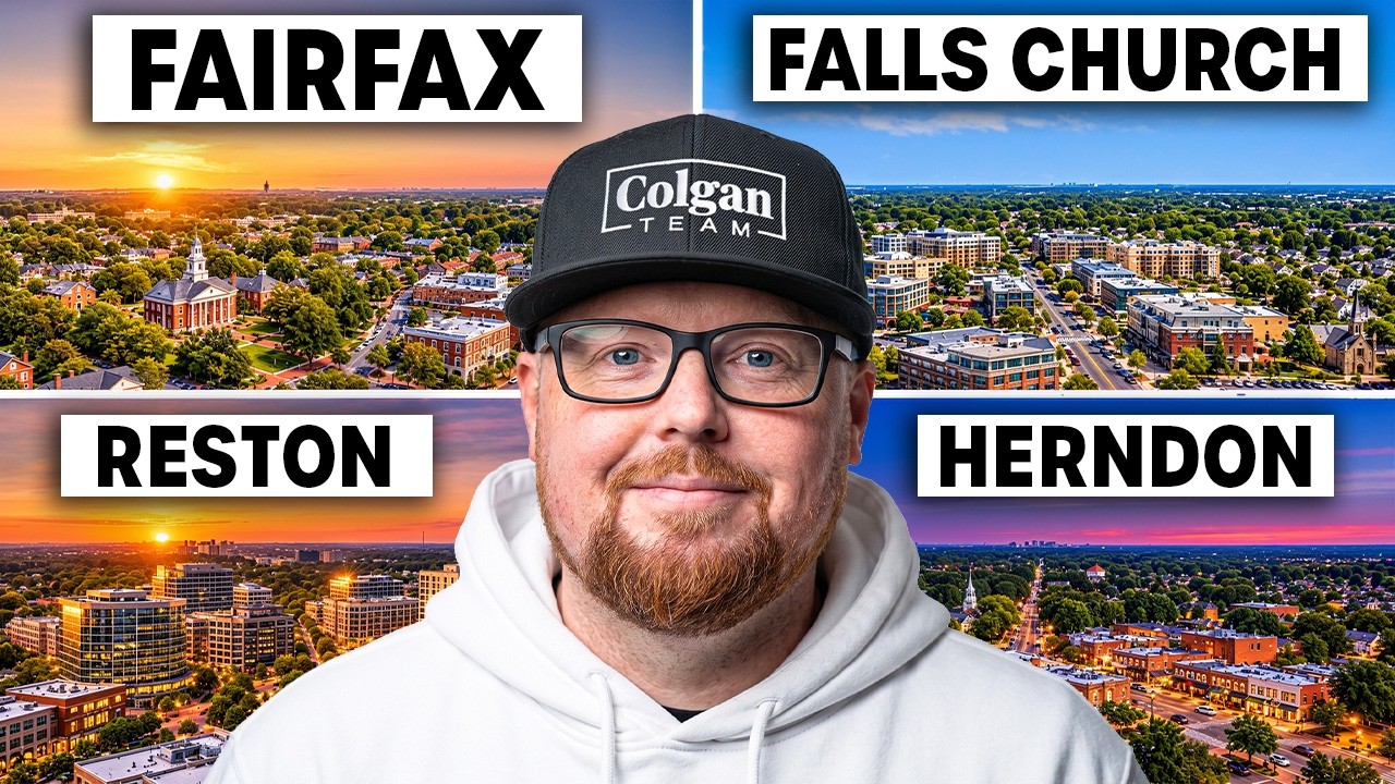 Chris Colgan video thumbnail comparing Falls Church, Fairfax, Reston and Herndon in Northern Virginia