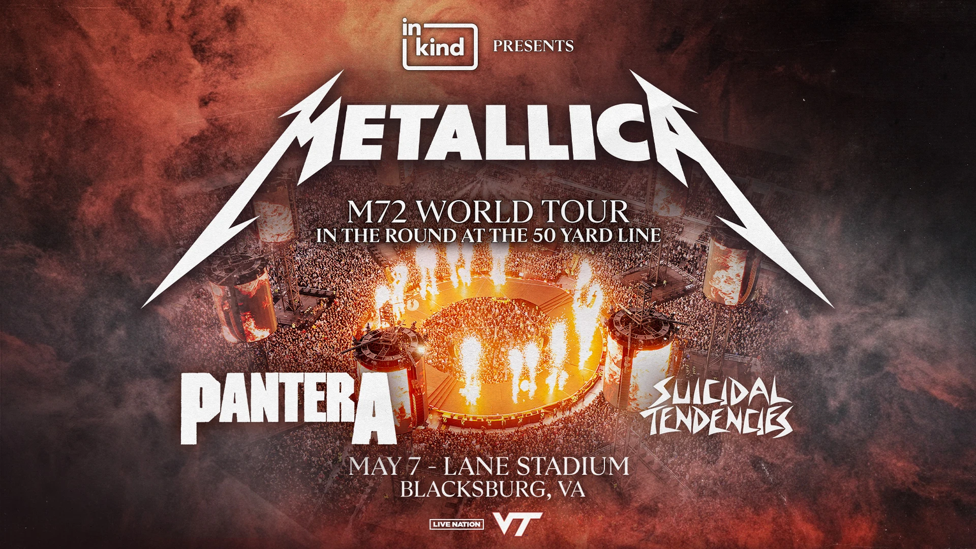 Metallica Quake: When 60,000 Fans Shook Virginia Tech’s Lane Stadium header image.
